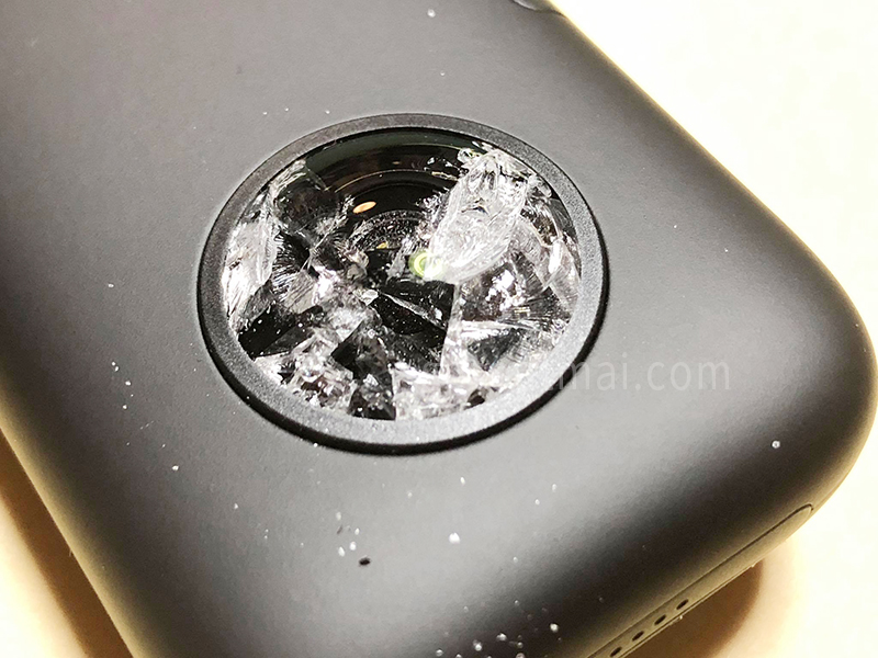 機材 Insta360のレンズが割れたので修理を依頼 Go To Atami