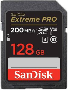 【 サンディスク 正規品 】 SDカード 128GB SDXC Class10 UHS-I V30 読取最大200MB/s SanDisk Extreme PRO SDSDXXD-128G-GHJIN 新パッケージ